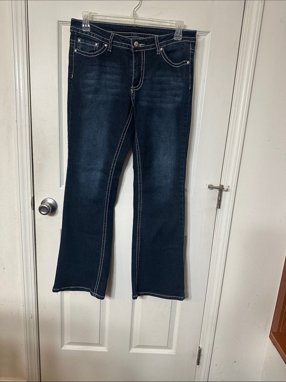 H&M Dark Blue Flare Jeans